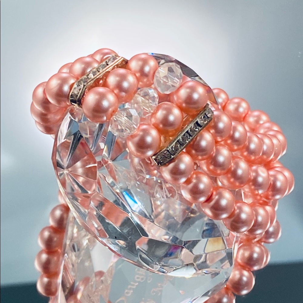 Triple Faux Pearl Bracelets